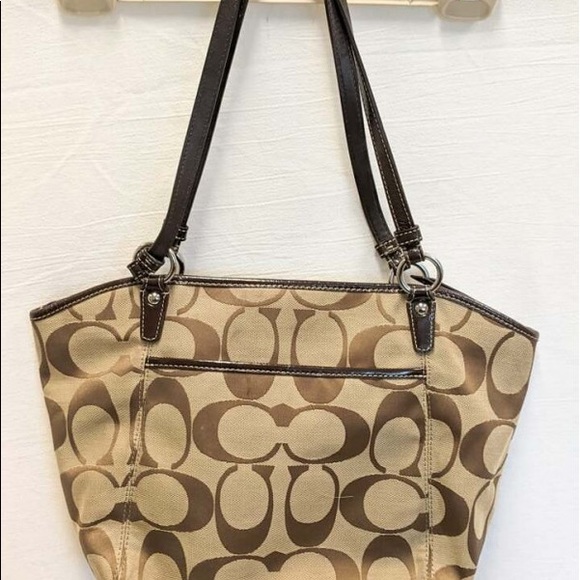 Coach Brown Signature Bag - Picture 2 of 4